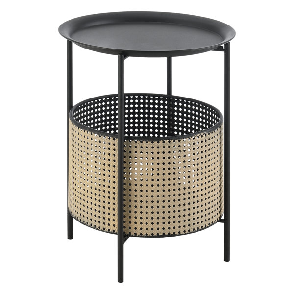 Sansibar Home Beistelltisch Beaumont 45X35cm Schwarz/Sandfarben